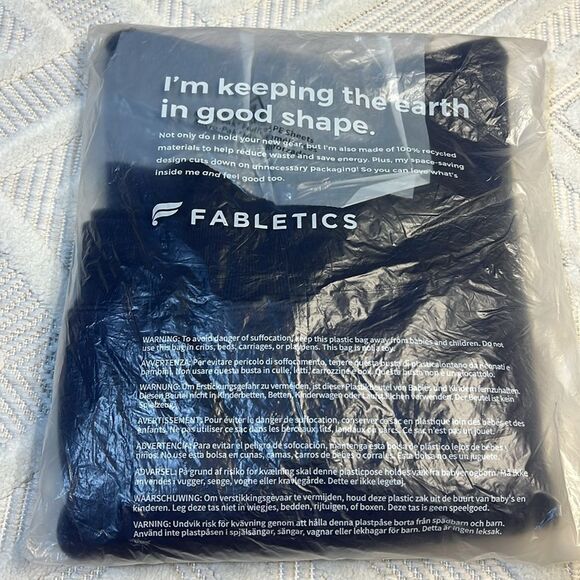 FABLETICS - Cozy Fleece Hoodie in Navy - Picture 7 of 7